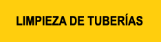 Limpieza de tuberías